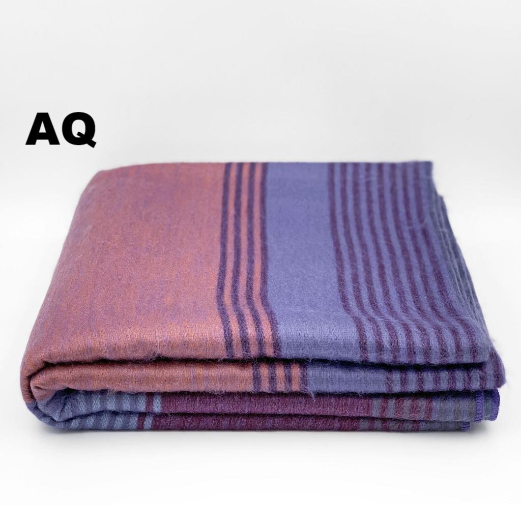Striped Alpaca Bed Blanket – Soft, Warm & Lightweight | Purely Alpaca