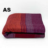 Striped Alpaca Bed Blanket – Soft, Warm & Lightweight | Purely Alpaca