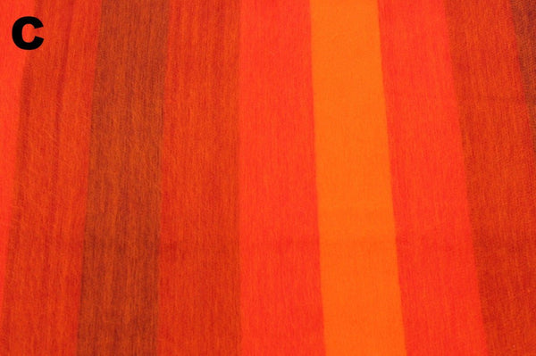 Close-up of red and orange fabric with visible texture
