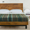 Striped Alpaca Bed Blanket – Soft, Warm & Lightweight | Purely Alpaca
