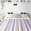 Striped Alpaca Bed Blanket – Soft, Warm & Lightweight | Purely Alpaca