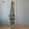 Striped Alpaca Bed Blanket – Soft, Warm & Lightweight | Purely Alpaca