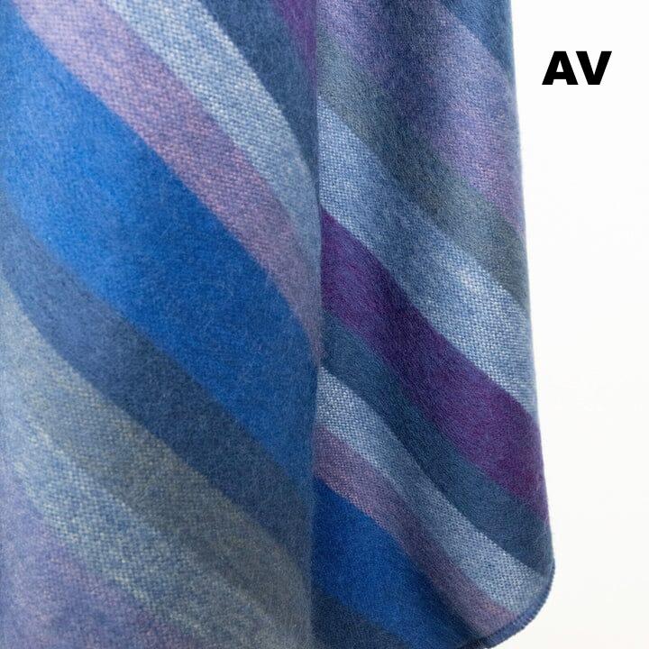 Striped Alpaca Bed Blanket – Soft, Warm & Lightweight | Purely Alpaca