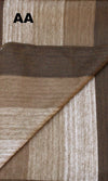 Close-up of a textured fabric with brown and beige colors, labeled 'AA'.