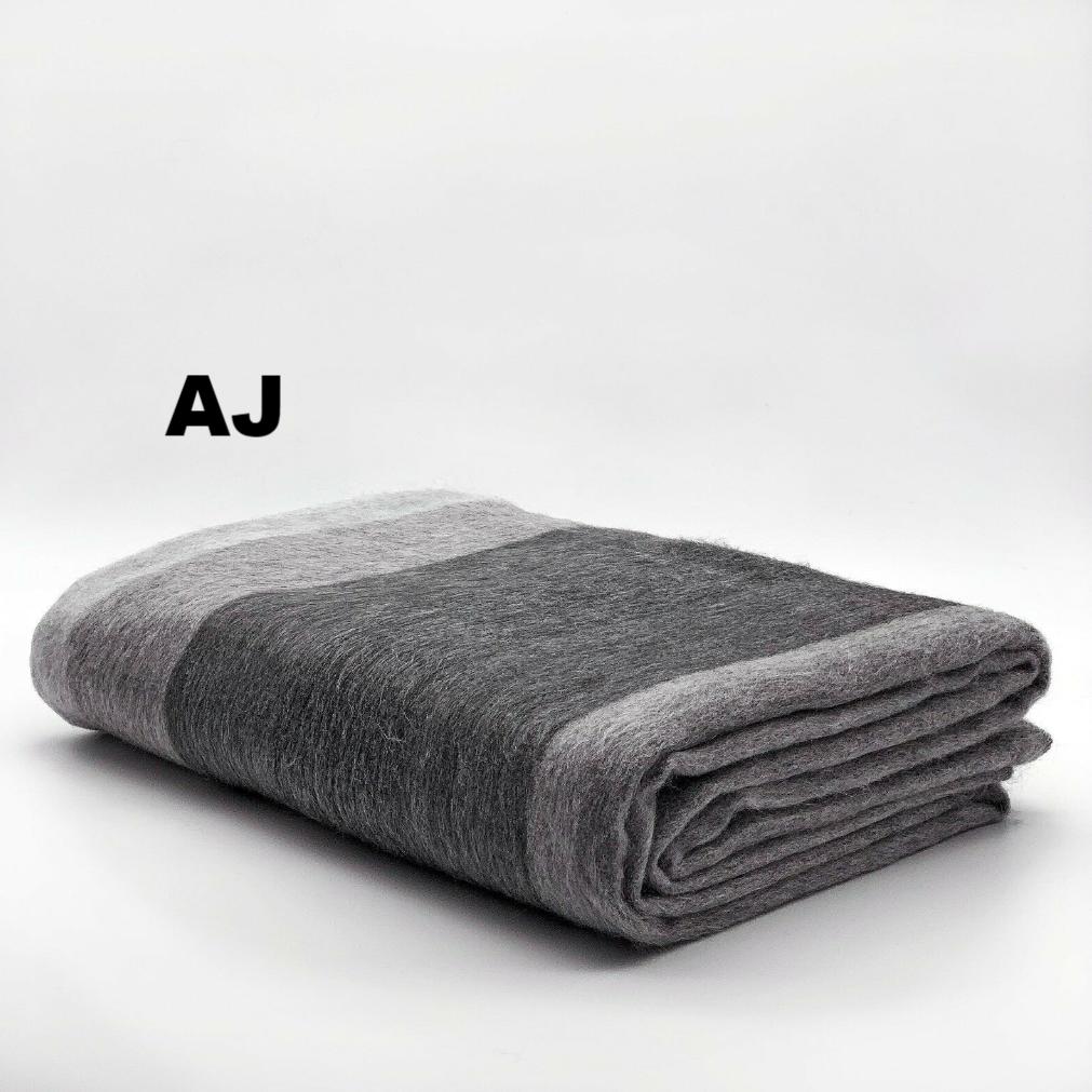 Striped Alpaca Bed Blanket – Soft, Warm & Lightweight | Purely Alpaca