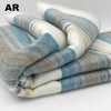 Striped Alpaca Bed Blanket – Soft, Warm & Lightweight | Purely Alpaca