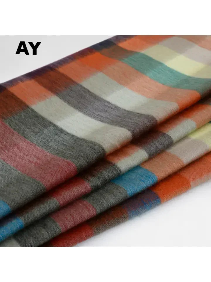 Striped Alpaca Bed Blanket – Soft, Warm & Lightweight | Purely Alpaca
