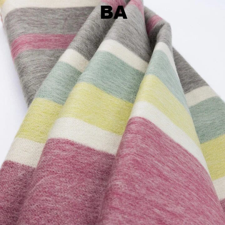 Striped Alpaca Bed Blanket – Soft, Warm & Lightweight | Purely Alpaca