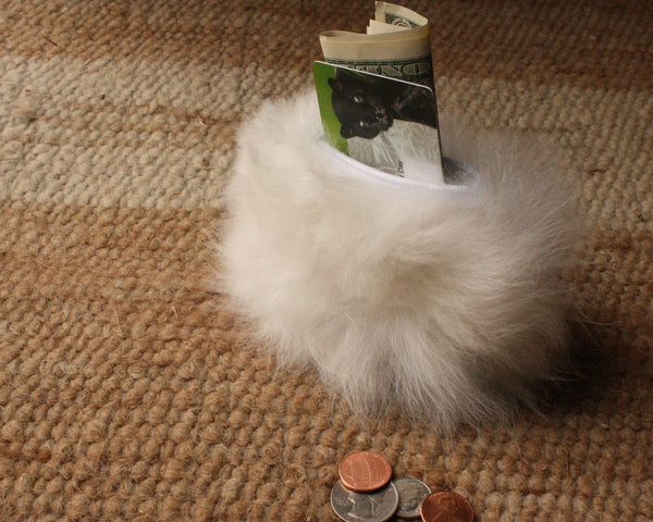 Alpaca Fur Coin Purse – Soft & Luxurious Mini Clutch from Peru