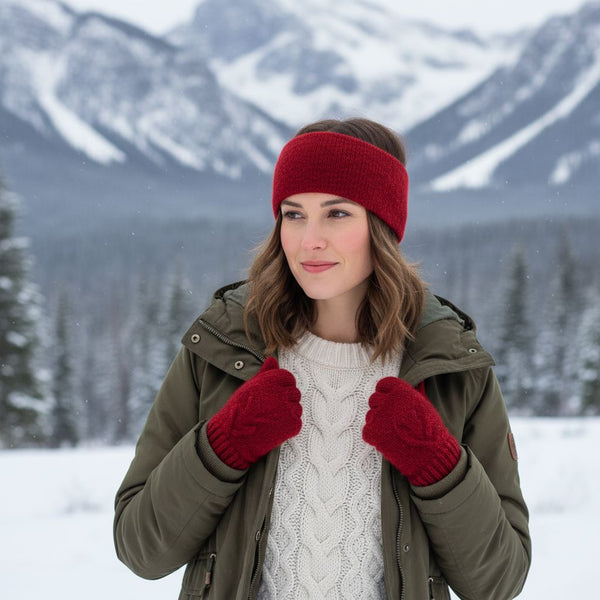 Alpaca Wool Headband – Warm, Soft & Ethically Made in Peru