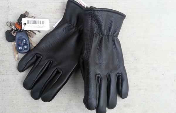 Alpaca Knit Lined Cowhide Leather Gloves | Made in the USA