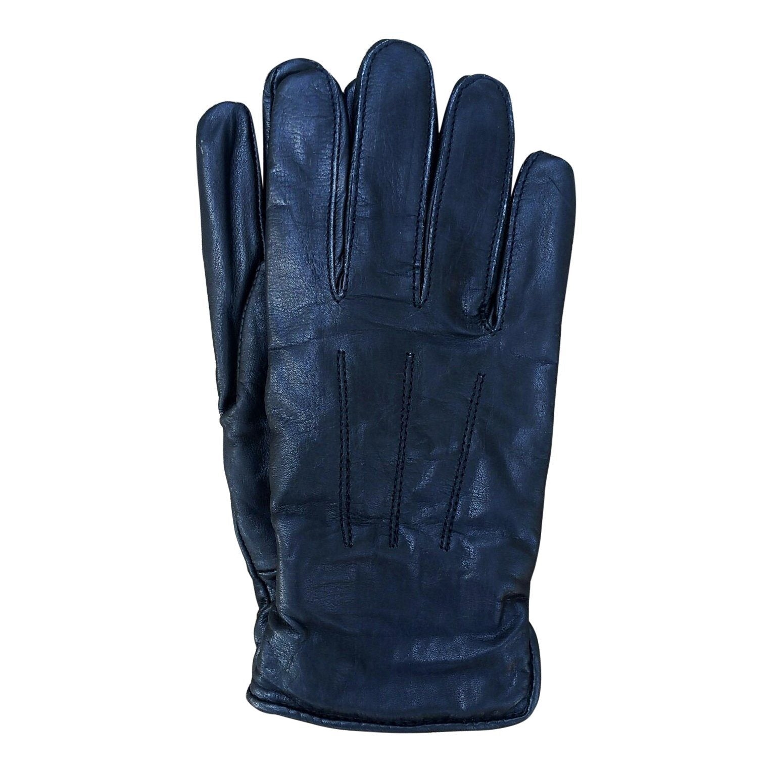 Alpaca Knit Lined Cowhide Leather Gloves | Made in the USA