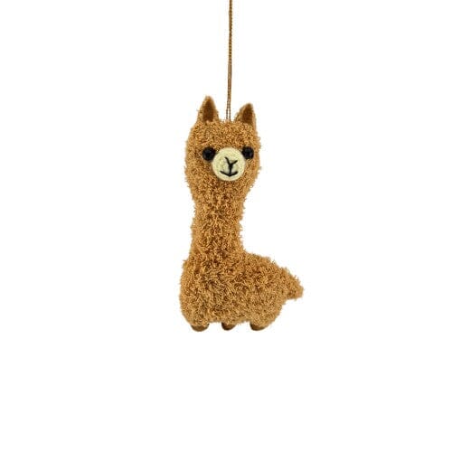 Alpaca Puff Plush Ornaments