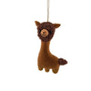 Alpaca Puff Plush Ornaments