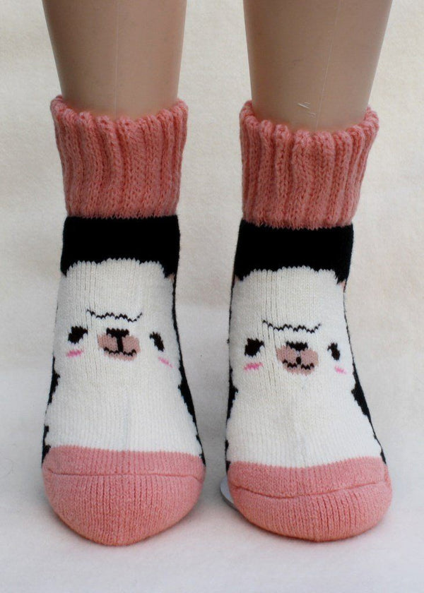 Alpaca Slumber Socks – Soft Novelty Ankle & Crew Socks