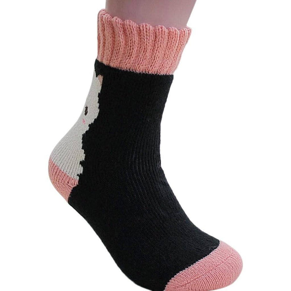 Experience ultimate comfort with our Alpaca Slumber Socks. These soft and cozy socks are perfect for relaxing at home.