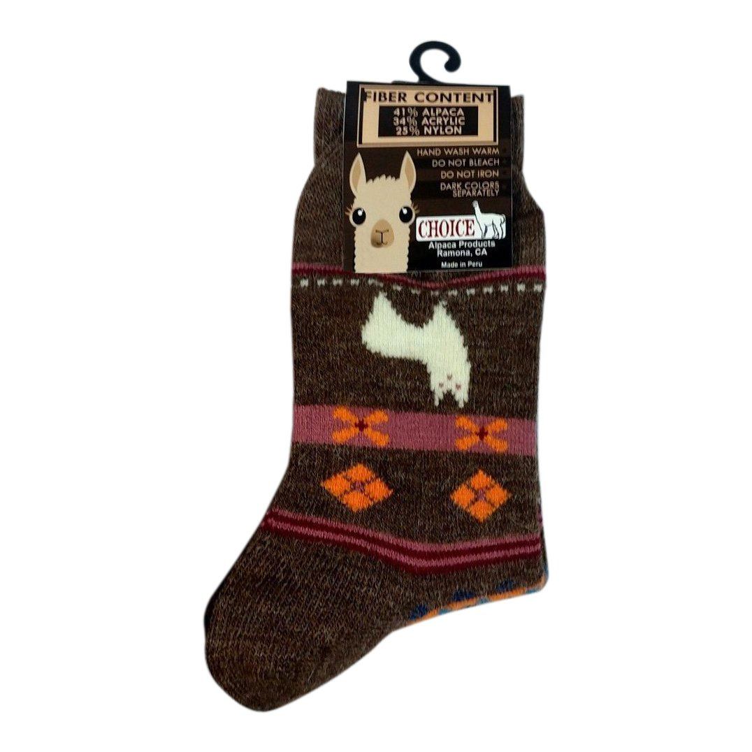 Keep your little one's feet warm and cozy with our adorable alpaca socks. Made with high-quality materials and featuring a cute alpaca design, these socks are perfect for everyday wear.