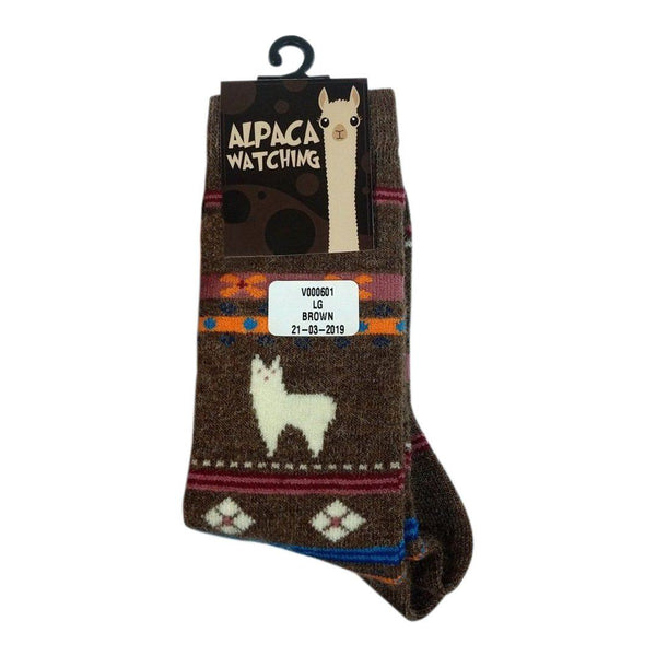 Alpaca Watching Socks: Cozy Alpaca Socks for Adults & Kids
