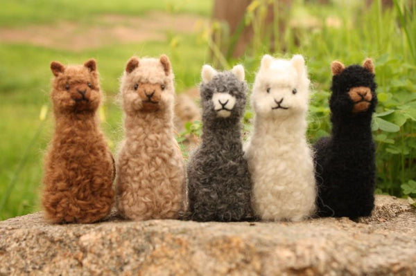 Alpacadorable Handmade Baby Alpaca Christmas Ornaments by Purely Alpaca
