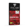 Pacari Andean Rose chocolate bar packaging on a white background