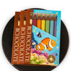 Milk Chocolate Crayon Boxes | 3-Pack (21 Pcs) Artisan European Treats