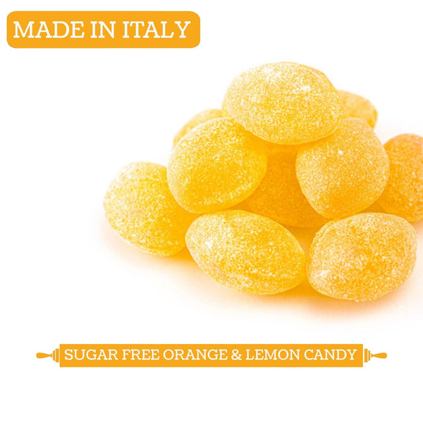 Sugar-Free Fruity Orange & Lemon Hard Candy – Stevia Sweetened