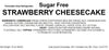 Sugar-Free Gluten-Free Strawberry Cheesecake 9-Inch | Andy Anand