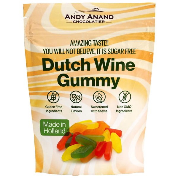 Authentic Sugar-Free Dutch Wine Gums | Imported from Holland | 14 oz Luxury Collection