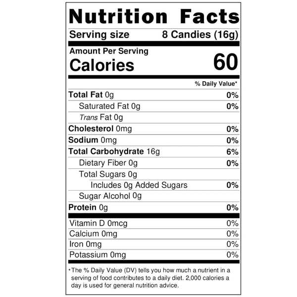 Andy Anand sugar free hard candy pack — 50 pc ginger turmeric flavour, low calorie keto treat