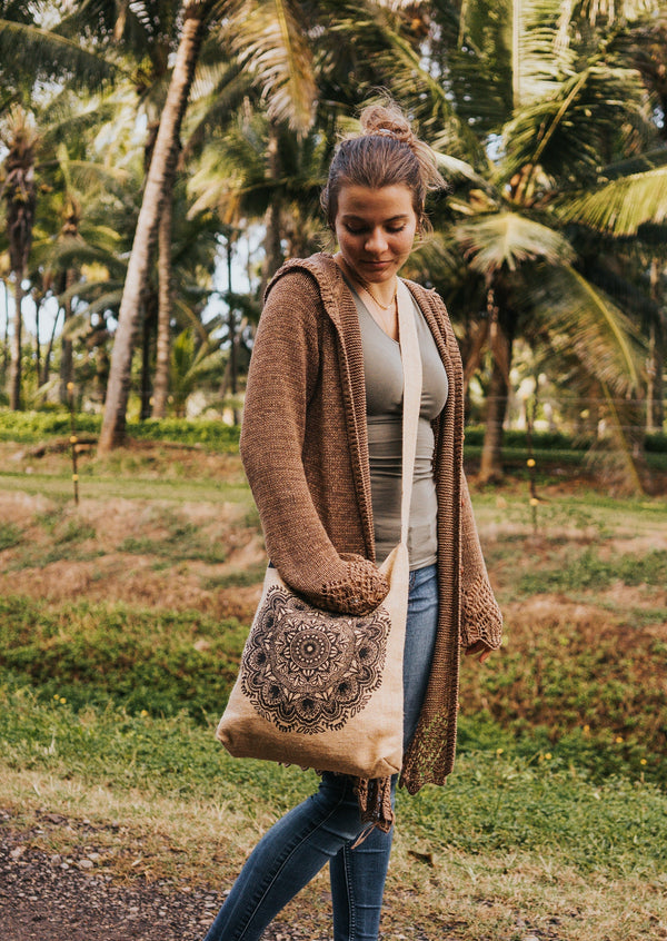 Artist Series Rice Bag – Upcycled Jute, Fair Trade Gift