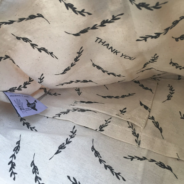 Artist Series Rice Bag – Upcycled Jute, Fair Trade Gift