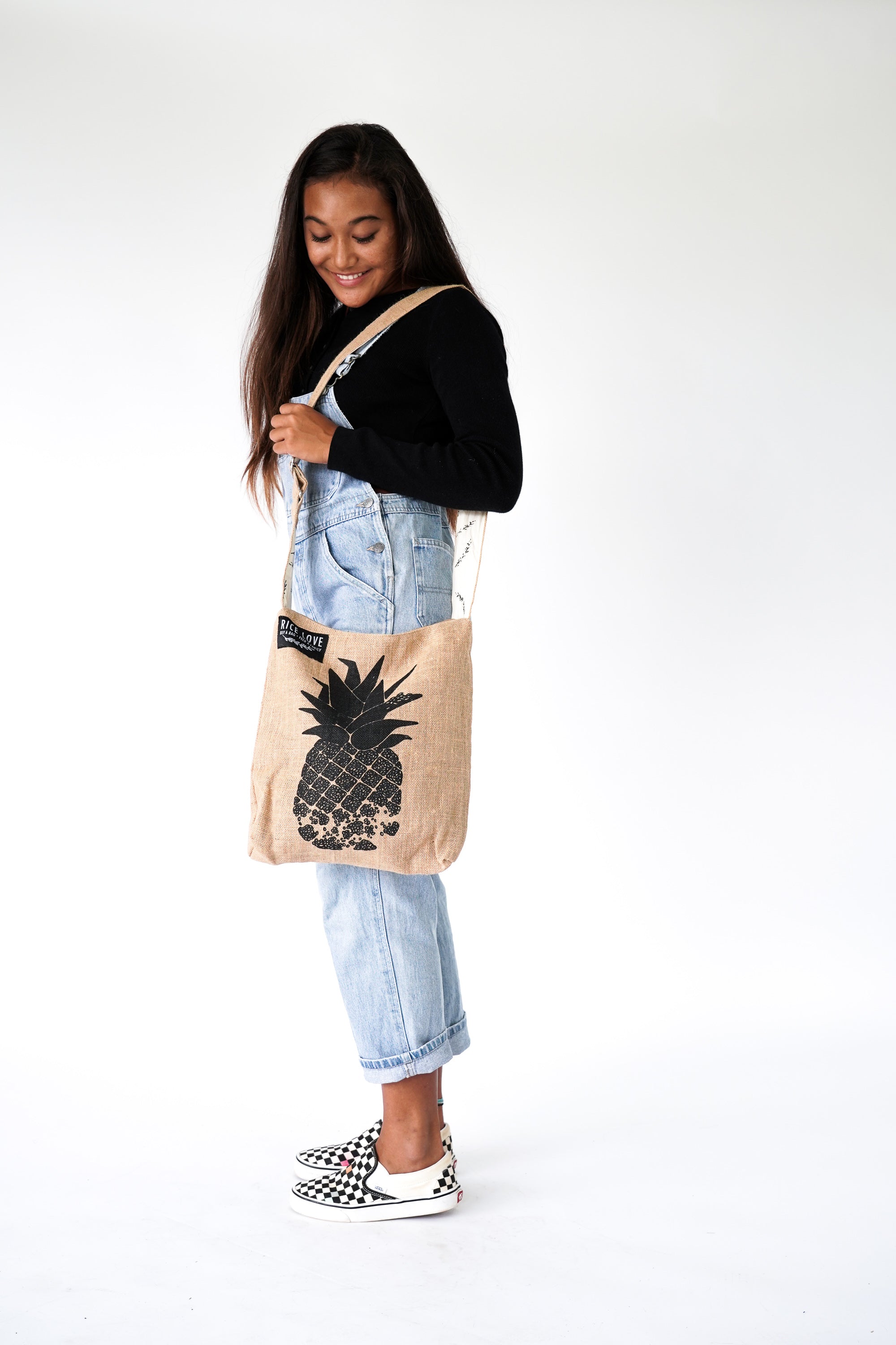 Artist Series Rice Bag – Upcycled Jute, Fair Trade Gift