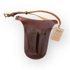Harvest Essentials genuine leather gardener's tool belt with multiple deep pockets, slim profile design