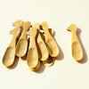 Bamboo Animal Kids Spoons - Hand-Carved Natural Bamboo Set
