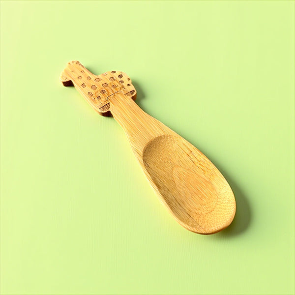 Bamboo Animal Kids Spoons - Hand-Carved Natural Bamboo Set