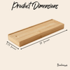 Bamboo Chopstick Storage Box, Large, styled with tableware in a kitchen setting