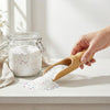 Bamboo Laundry Scoop with wide scoop for measuring laundry powder