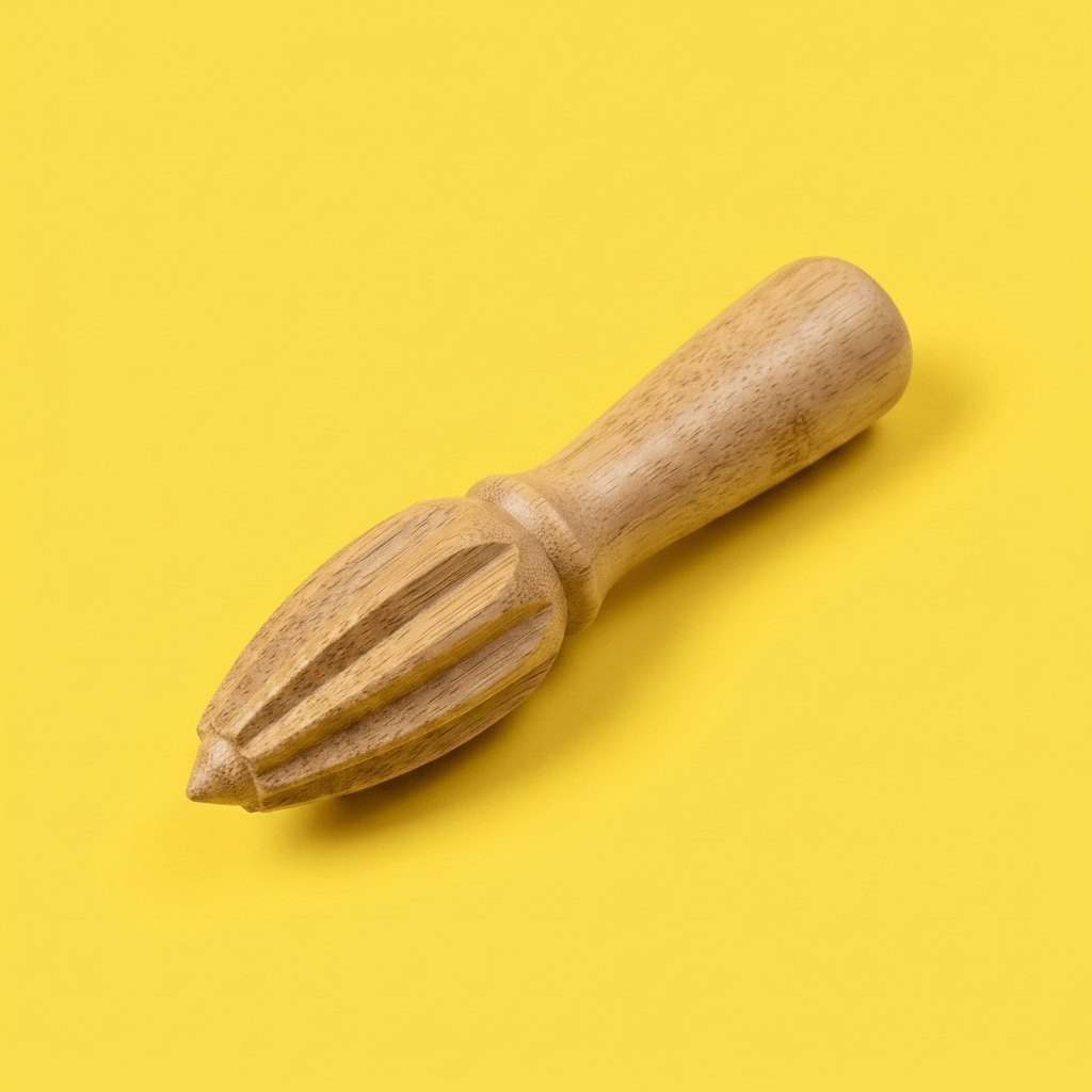 Bamboo Lemon Juicer made from sustainable bamboo