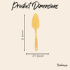 Bamboo Serving Spatula displayed to show its full length and handle design