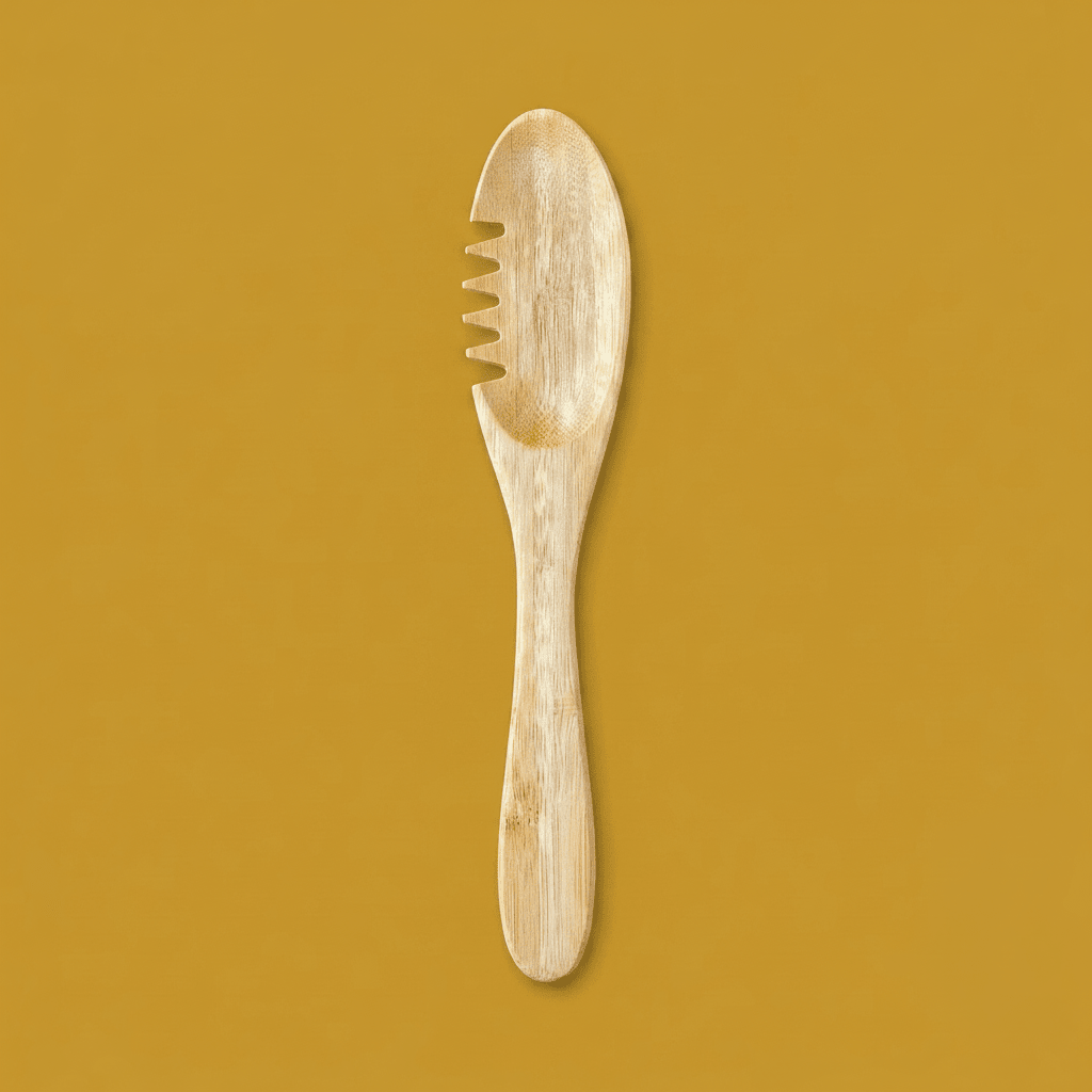 Bamboo Serving Utensil Spoon made from sustainable bamboo