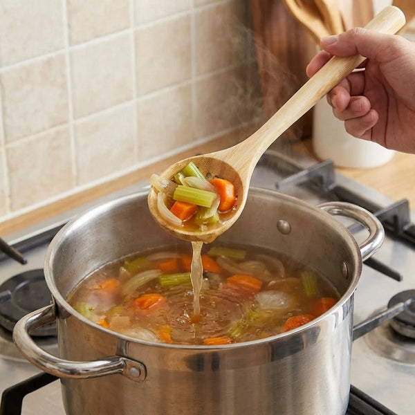 Bamboo Straining Ladle