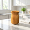 Bamboo Utensil Holder from Bamboo Switch on a kitchen countertop