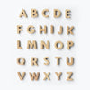 Wee Gallery Bamboo Alphabet Set – 26 sustainable bamboo letter pieces for kids aged 3 and up