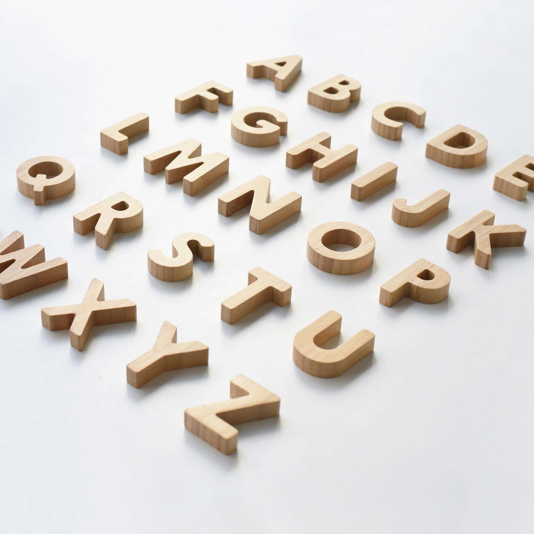 Bamboo Alphabet Set – Sustainable Letter Learning Toy for Kids