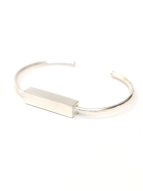 Bar Brushed Metal Cuff – Fair Trade, Nickel-Free | Fair Anita