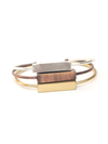 Bar Brushed Metal Cuffs in copper, brass, and silver finishes side by side — Fair Anita fair trade jewellery