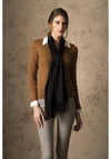Basel 100% Vicuña scarf in navy – lightweight luxury scarf by Incalpaca for Purely Alpaca