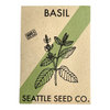Italian Large Leaf Basil seed packet from Seattle Seed Company — sweet culinary herb for home gardens