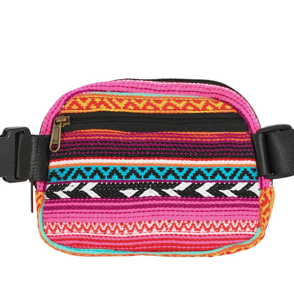 Belt Hip Pack - Upcycled Jute Fanny Pack by Rice Love