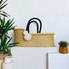 African Moses Basket - Black Handle